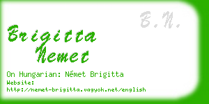 brigitta nemet business card